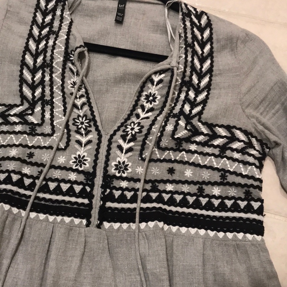 ZARA EMBROIDERED DRESS